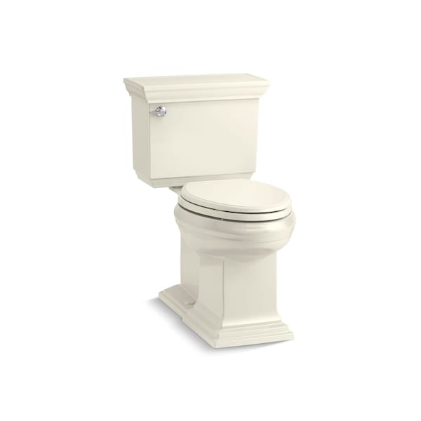 Stately Elongated 1.28 GPF Chair Height Toilet, 1.28 gpf, Biscuit
